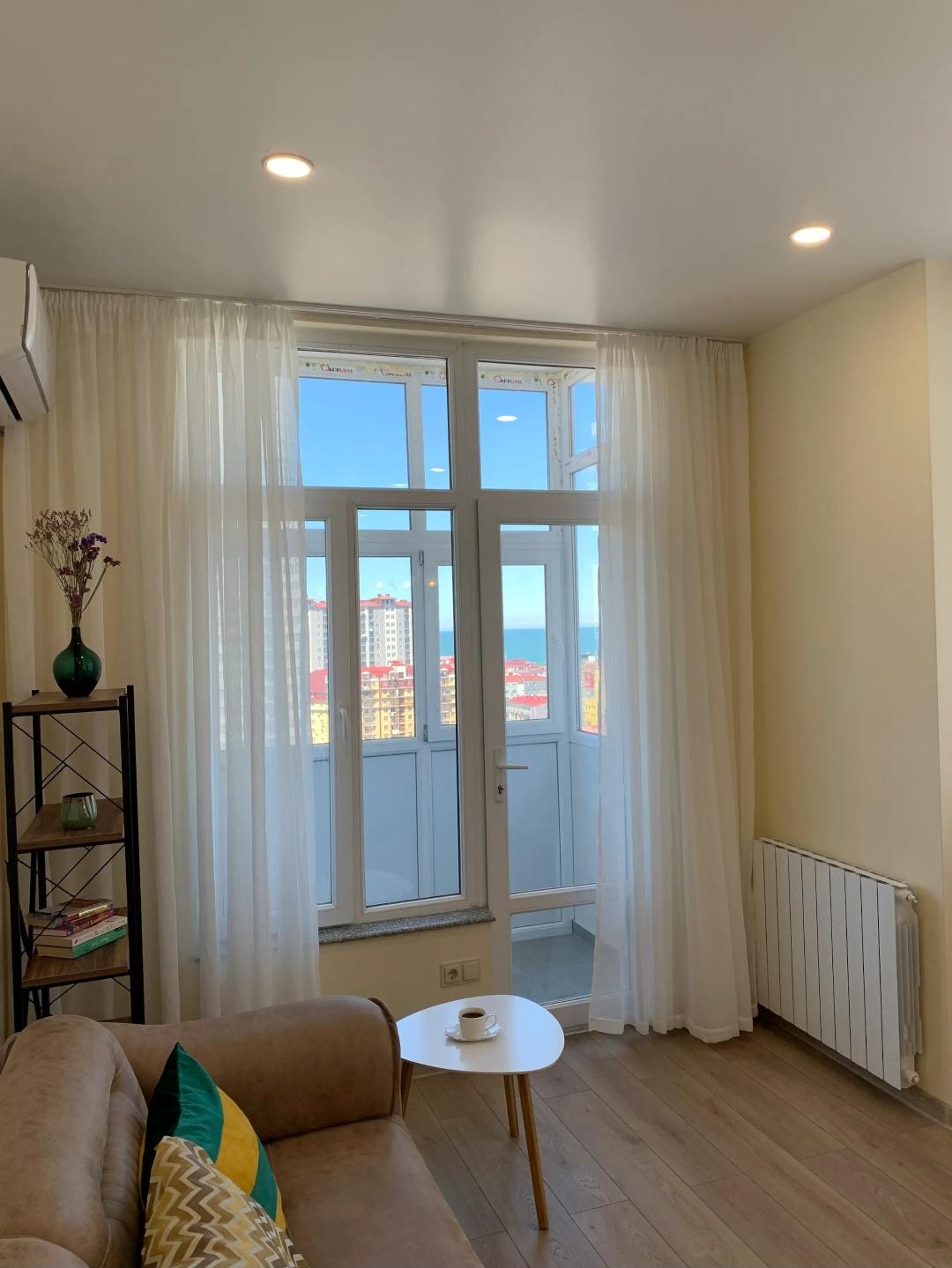 3-Room Apartment For Daily Rent In Batumi, Alexander Pushkin St, 168 | Ivane Javakhishvili St, 28, 65 M² — $110 Per Day view 2