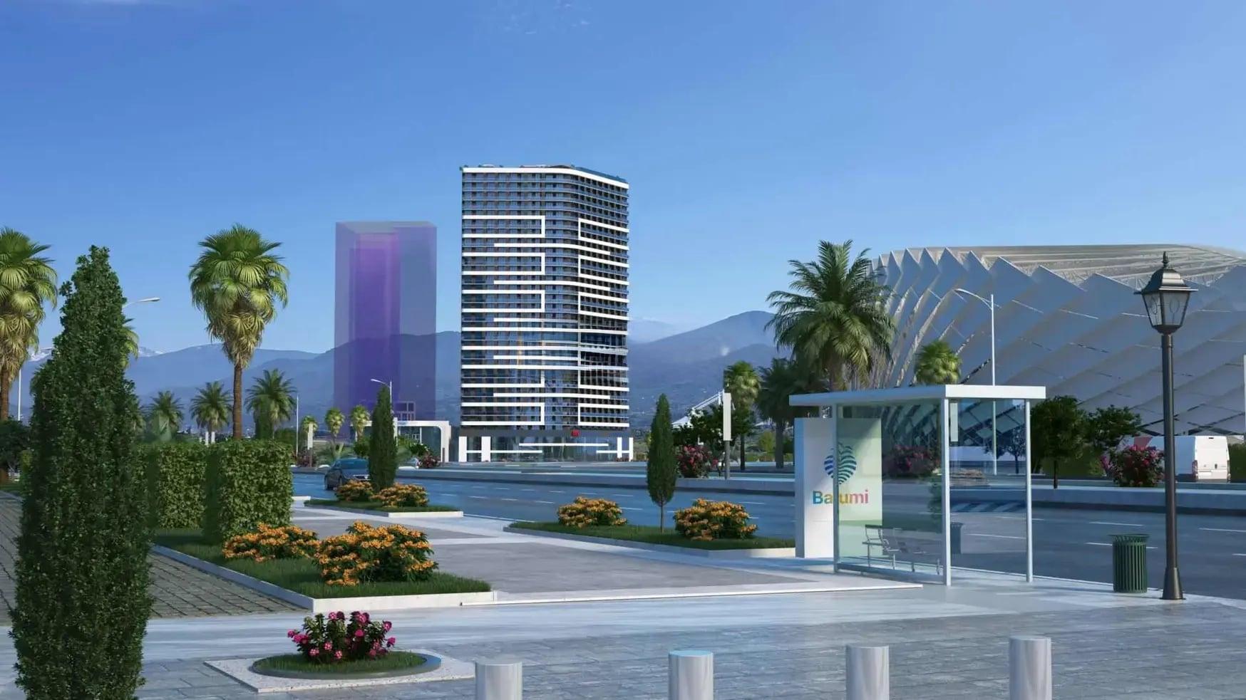 1-Room Apartment For Rent In Batumi, Bagrationi Residence Batumi view 4