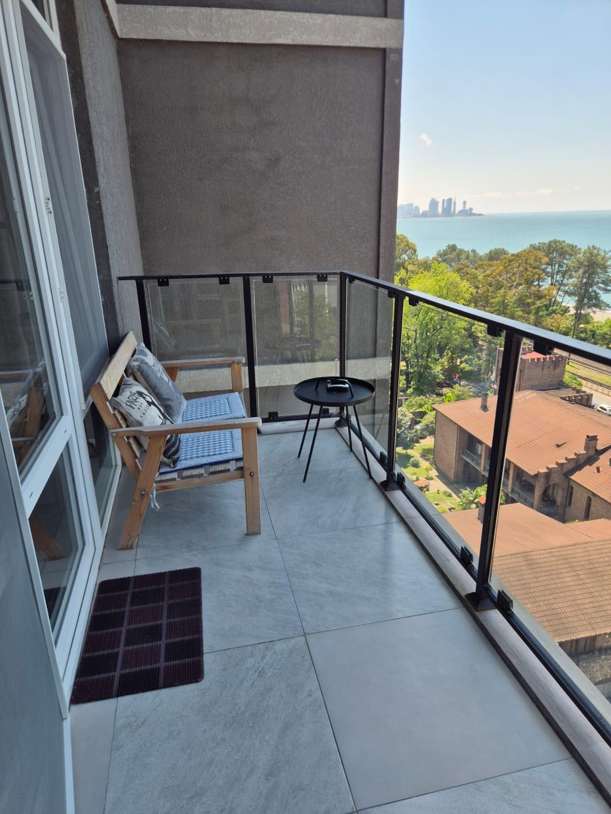 1-Room Apartment For Rent In Batumi, Black Sea Panorama view 7