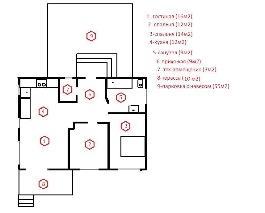 იყიდება 3-Room House In Chakvi, Chakvi Stში view 25