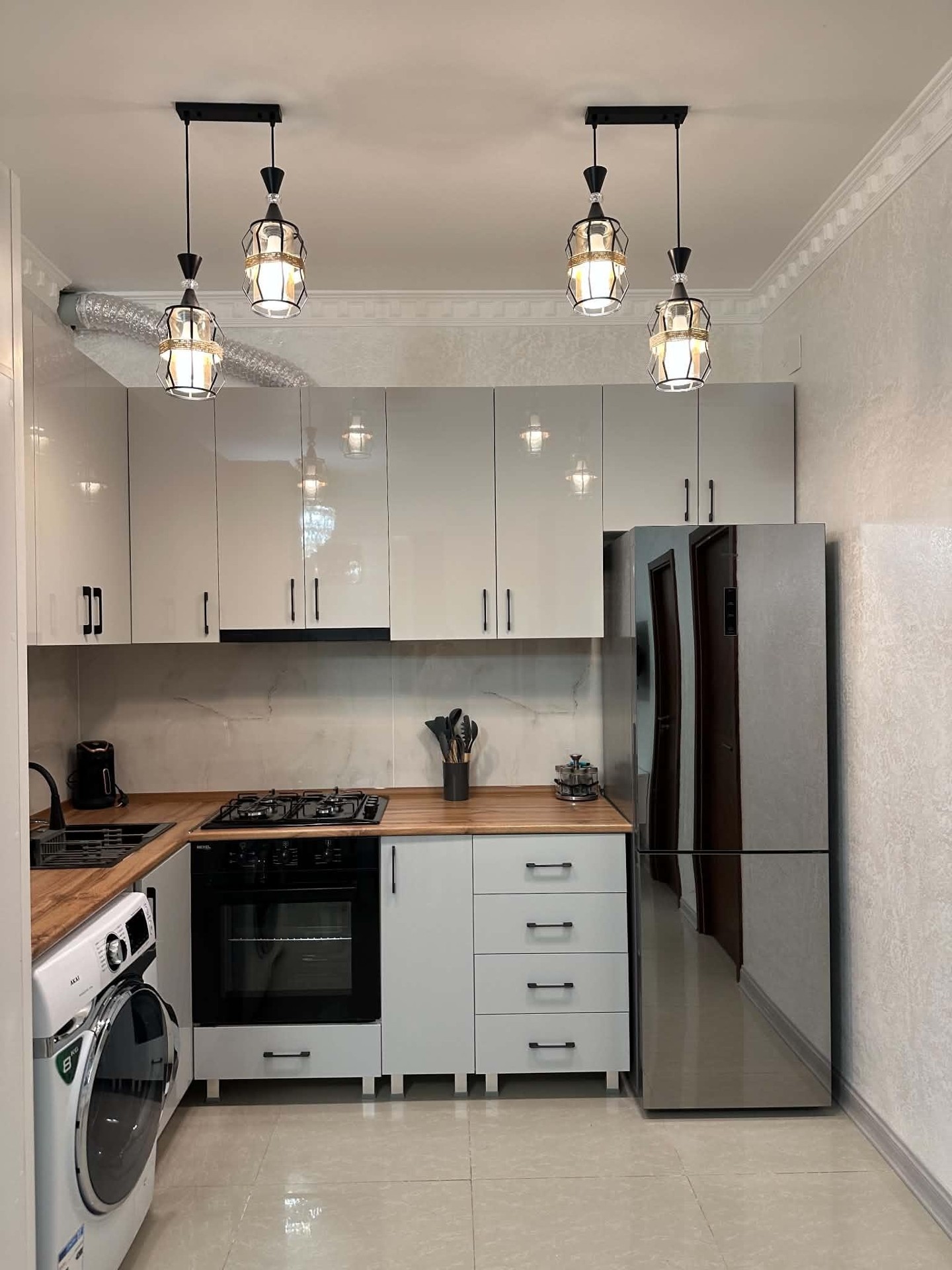 3-Room Apartment For Rent In Chakvi, Makhinjauri Tunnel Bypass view 2