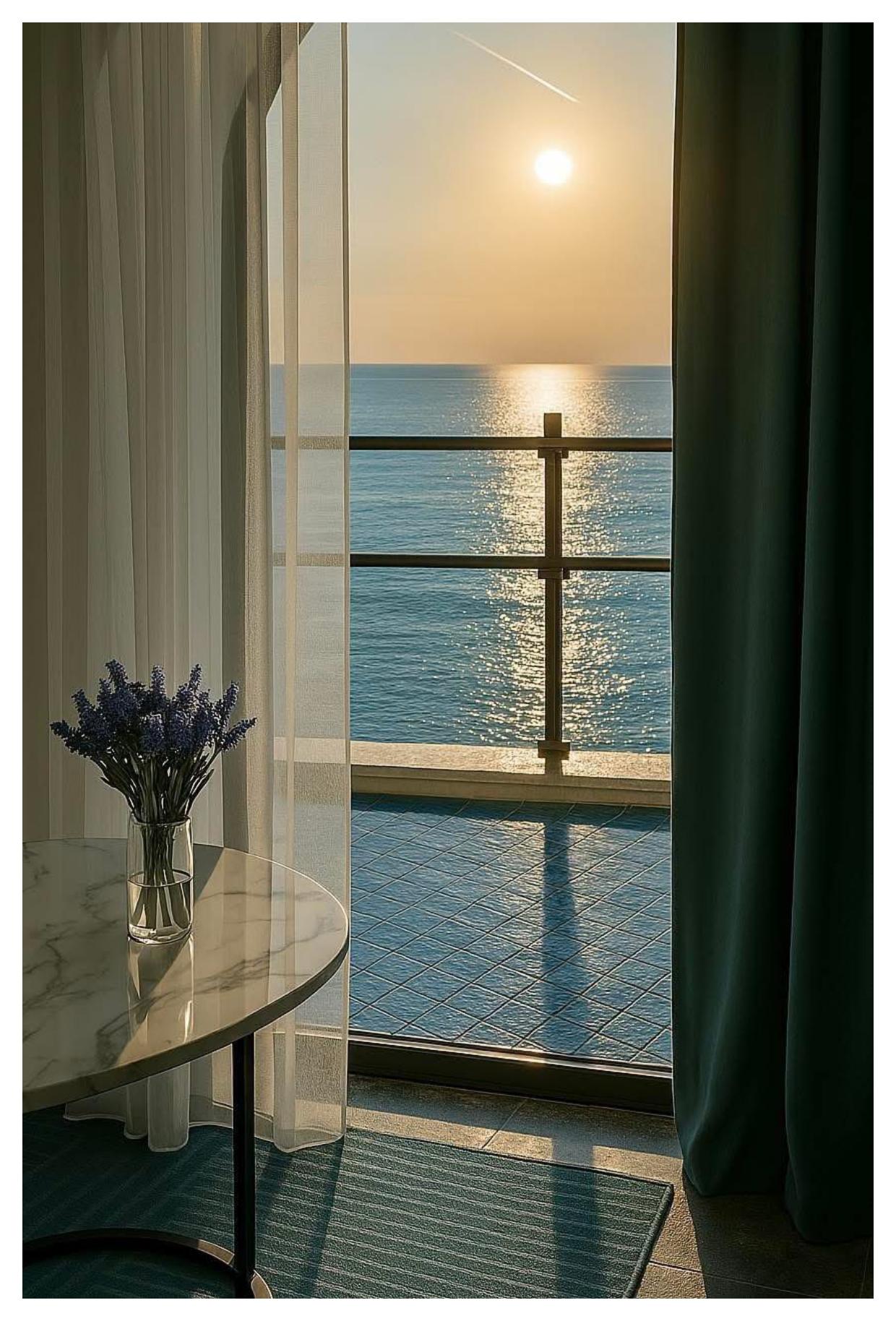3-Room Penthouse Apartment For Rent In Kvariati, Panorama Kvariati view 7