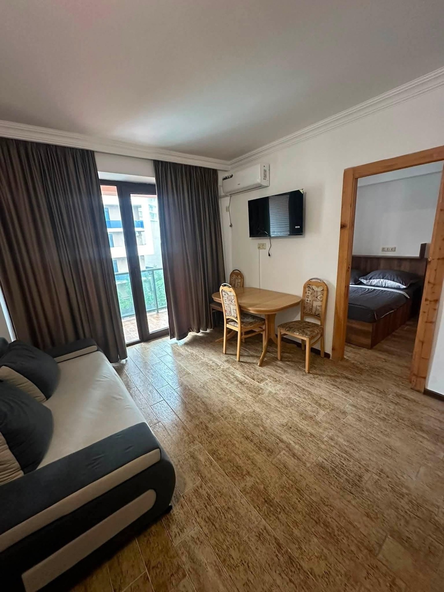 Studio Apartment For Daily Rent In Gonio, Mgzavrebi Seaside, 35 M² — 170 ₾ Per Day view 1