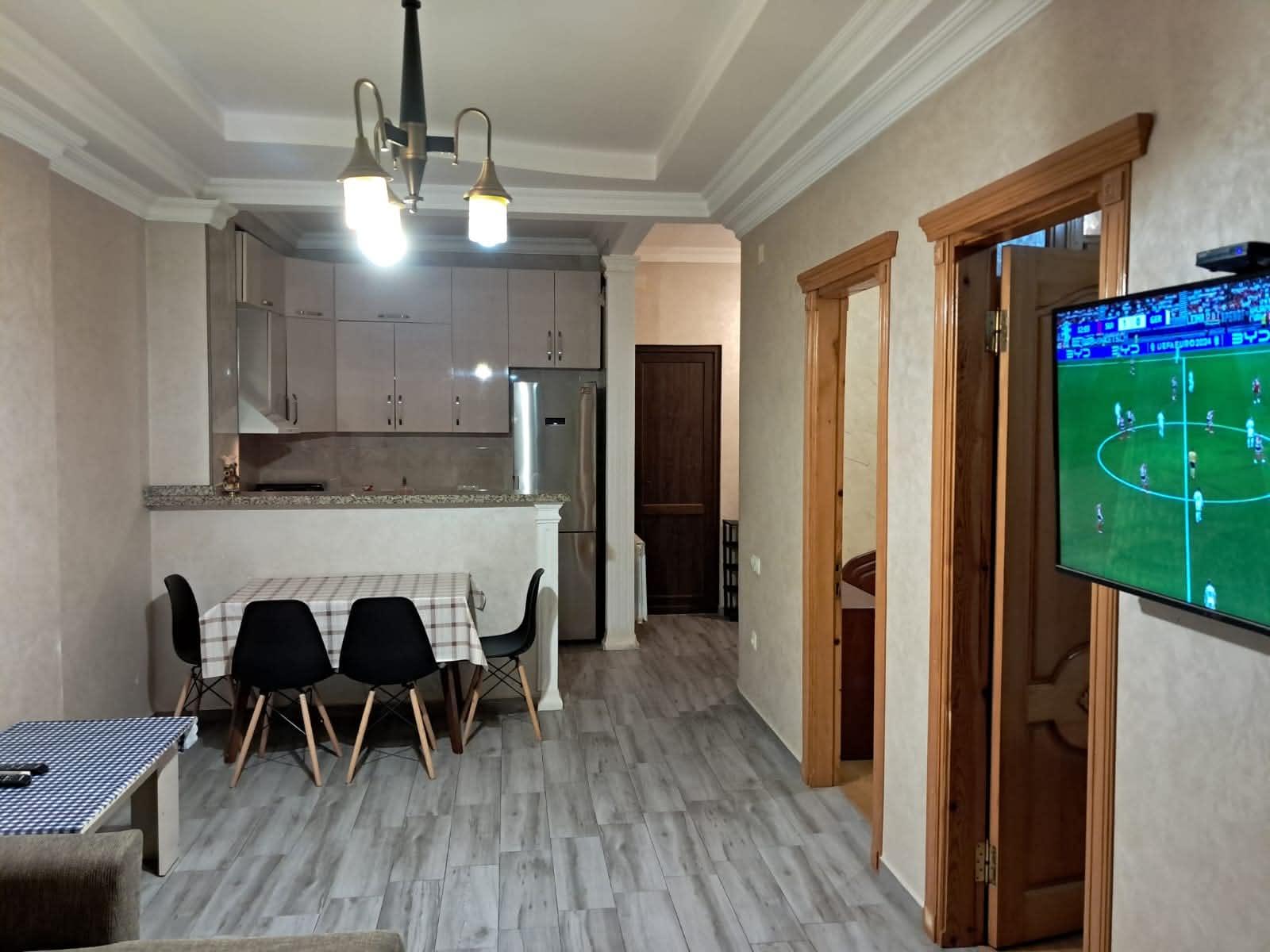 3-Room Apartment For Daily Rent In Batumi, Subtropic City, 68 M² — $80 Per Day view 1