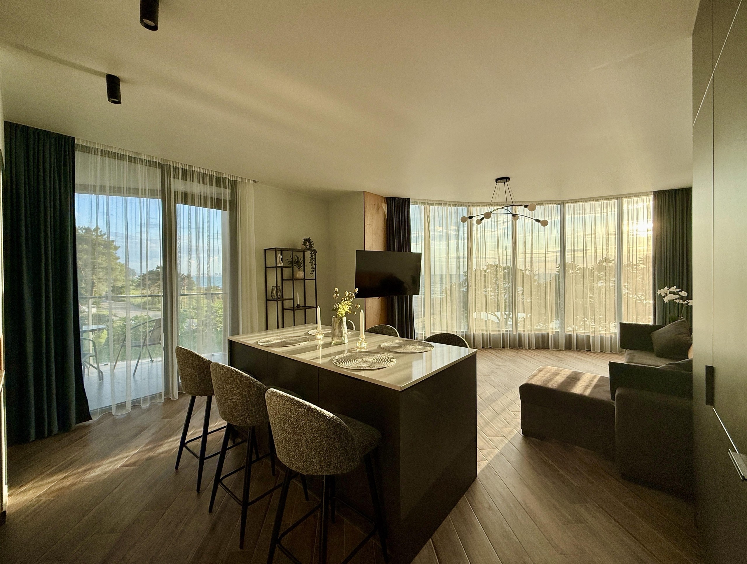 2-Room Apartment For Rent In Chakvi, Tropical Garden view 1