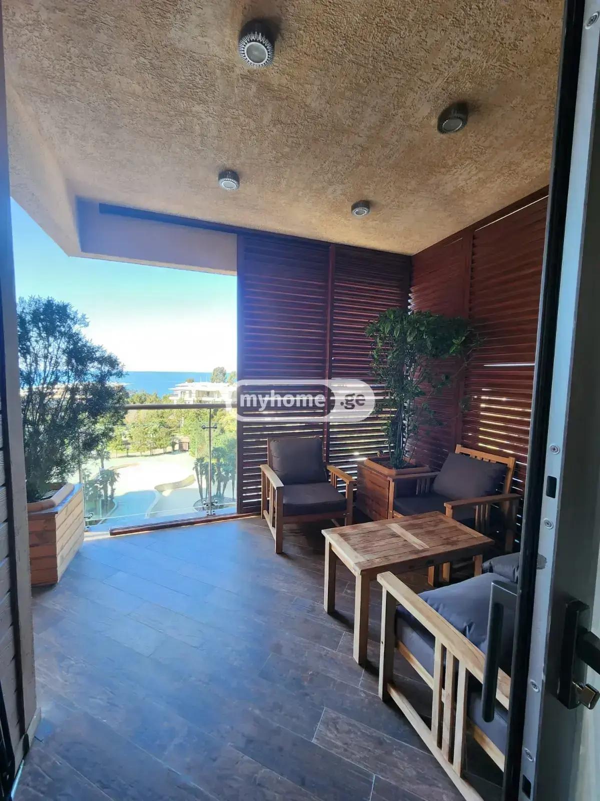 2-Room Apartment For Daily Rent In Chakvi, Dreamland Oasis, 45 M² — $130 Per Day view 2
