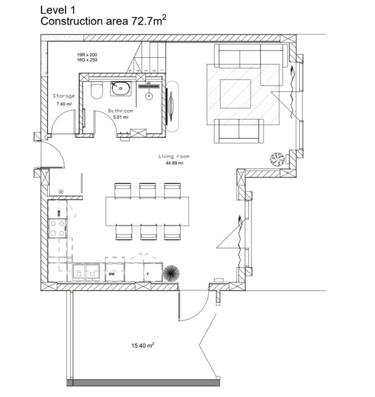 4-Room House For Sale In Chakvi, Villa Park view 8