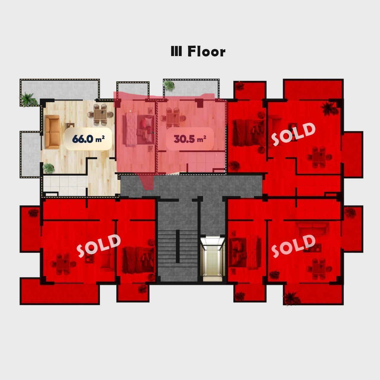2-Room Apartment For Sale In Shekvetili, Shekvetili GardenSea view 2