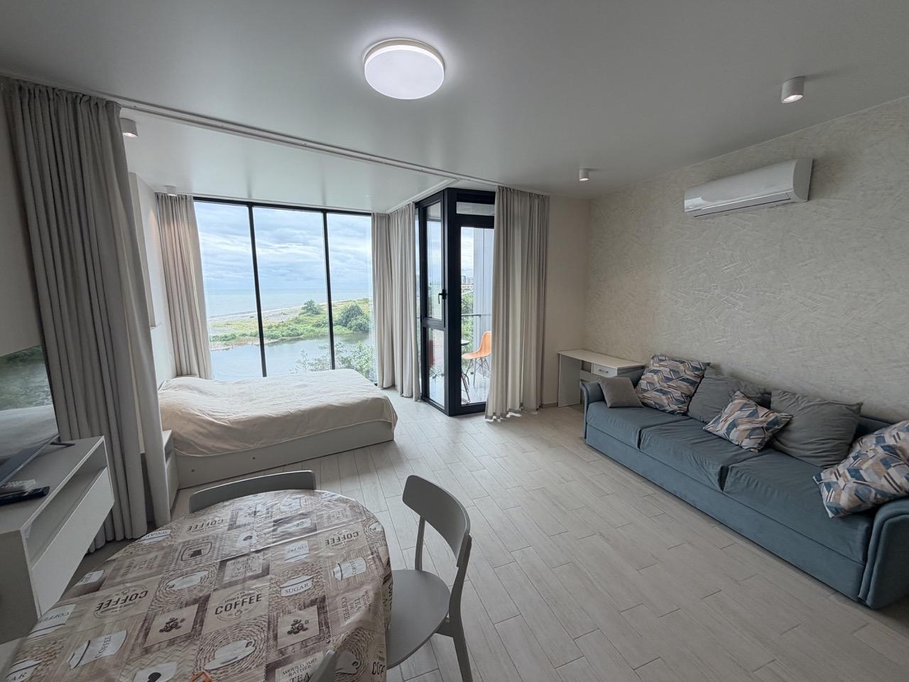 Studio Apartment For Rent In Chakvi, Tropical Garden view 5
