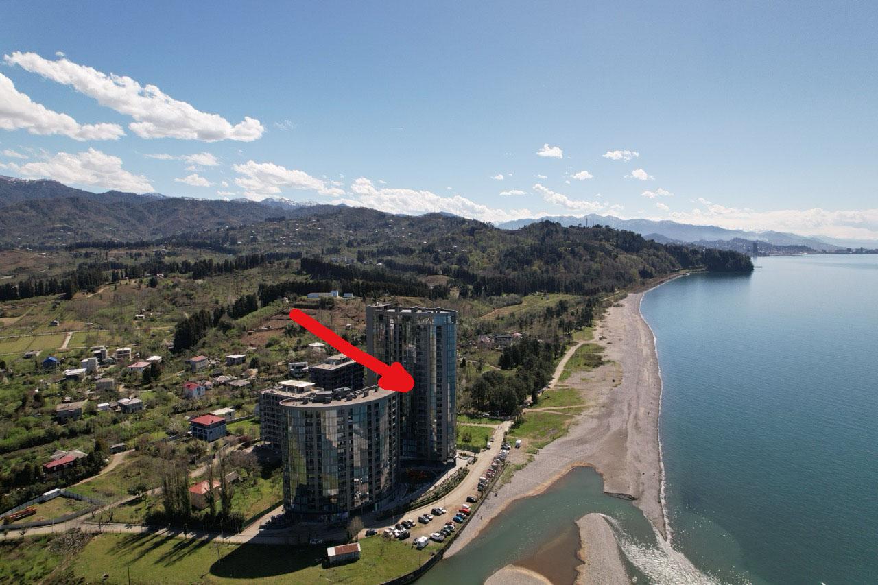 4-Room Apartment For Sale In Chakvi, Tropical Garden view 2