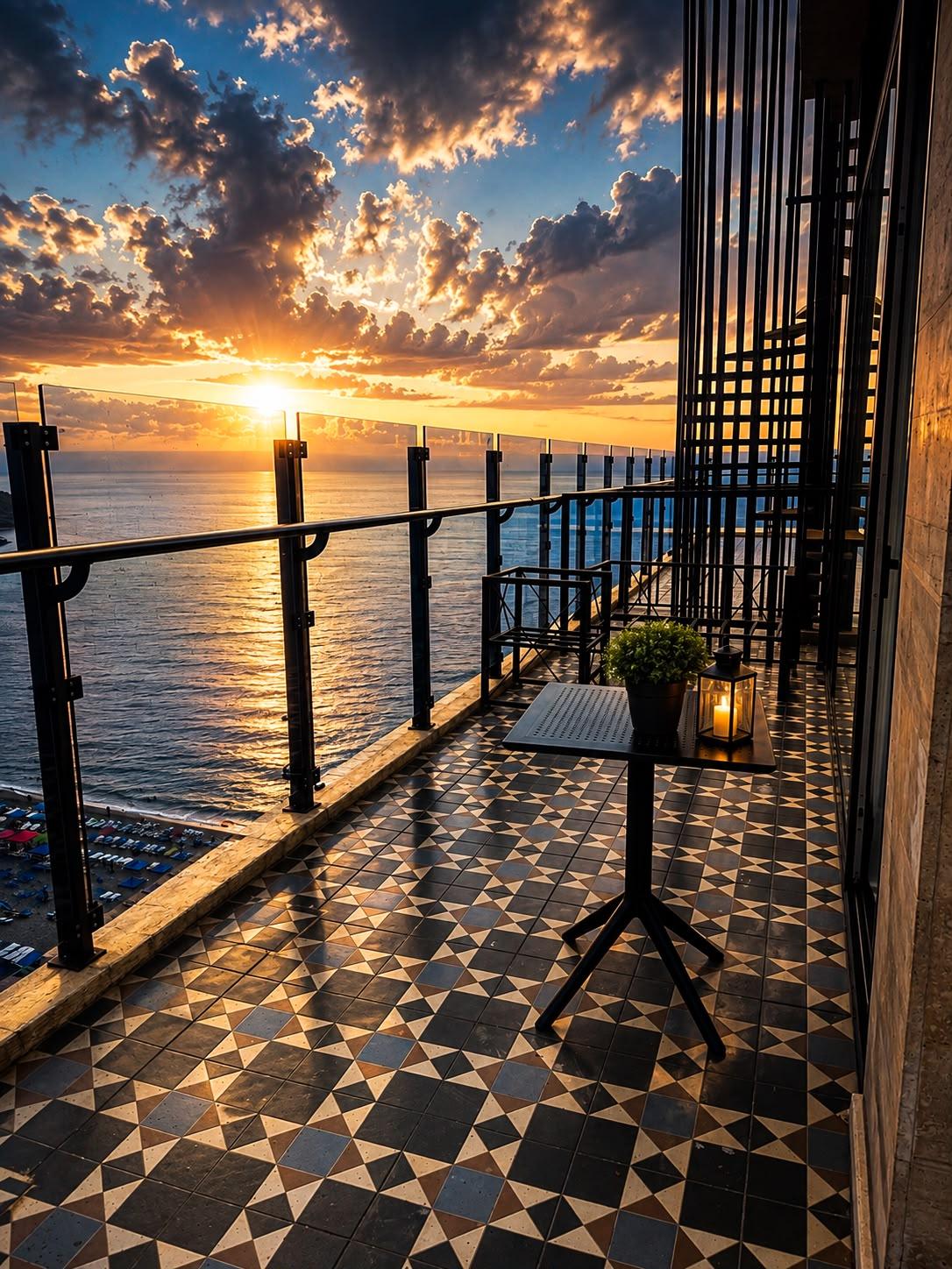 3-Room Penthouse Apartment For Rent In Kvariati, Panorama Kvariati view 11