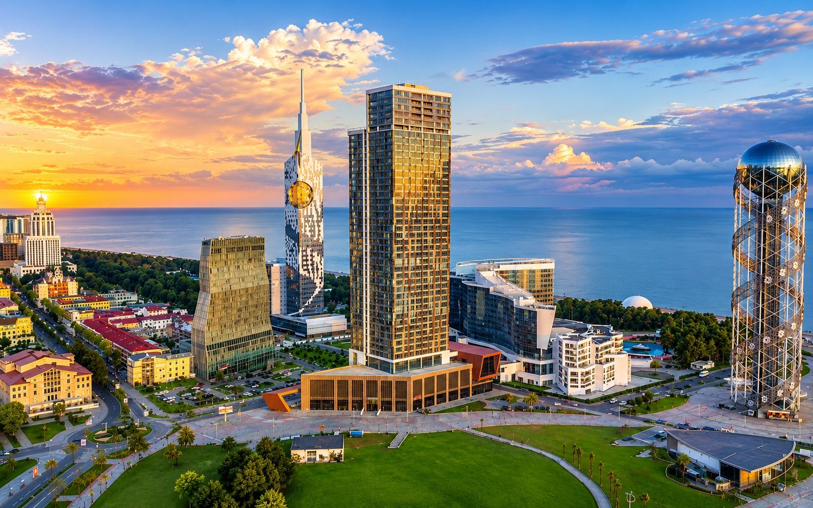 2-Room Apartment For Sale In Batumi, Porta Batumi Tower view 1
