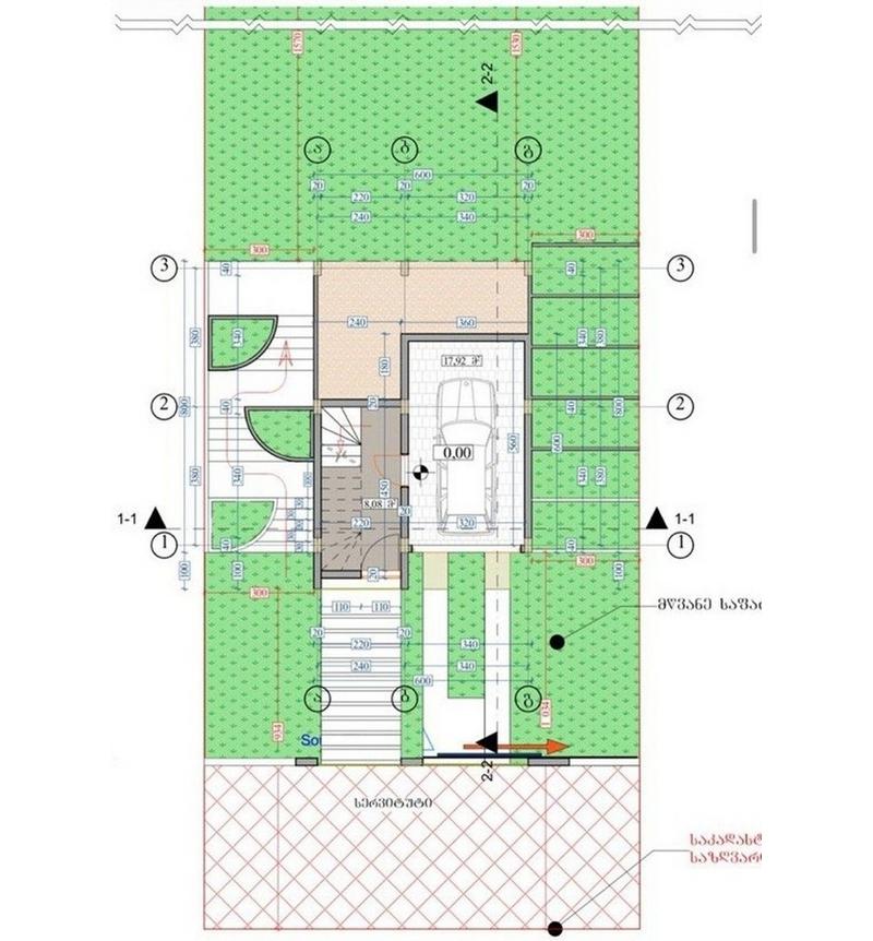 3-Room Townhouse For Sale In Batumi, Iusup Paghava St, 49 view 1