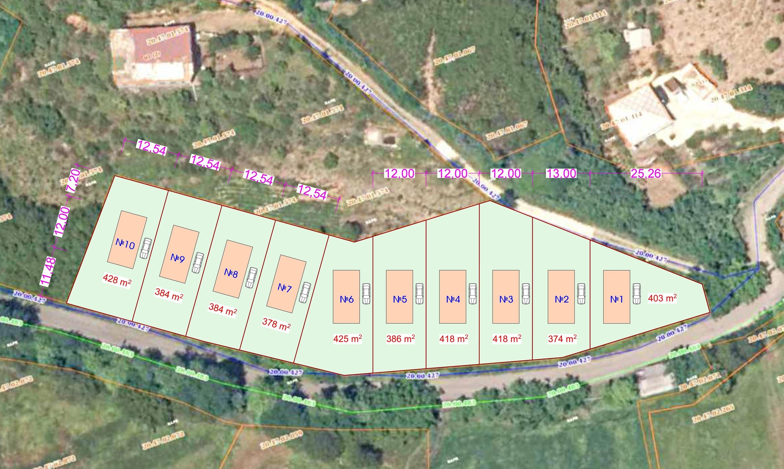 Land For Sale In Chakvi, 400 M² For $55,000 view 4