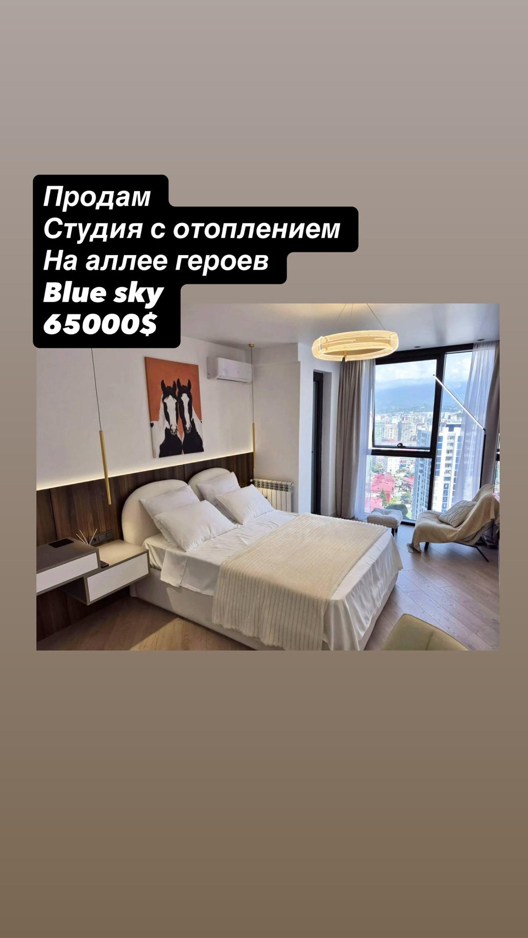 Studio Apartment For Sale view 1