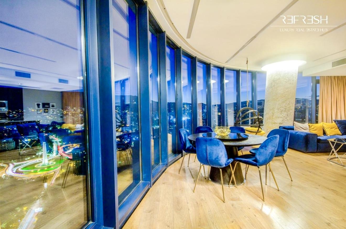 King David Residences: 2-Room Penthouse, 107.2 M² | Korter.Ge view 1