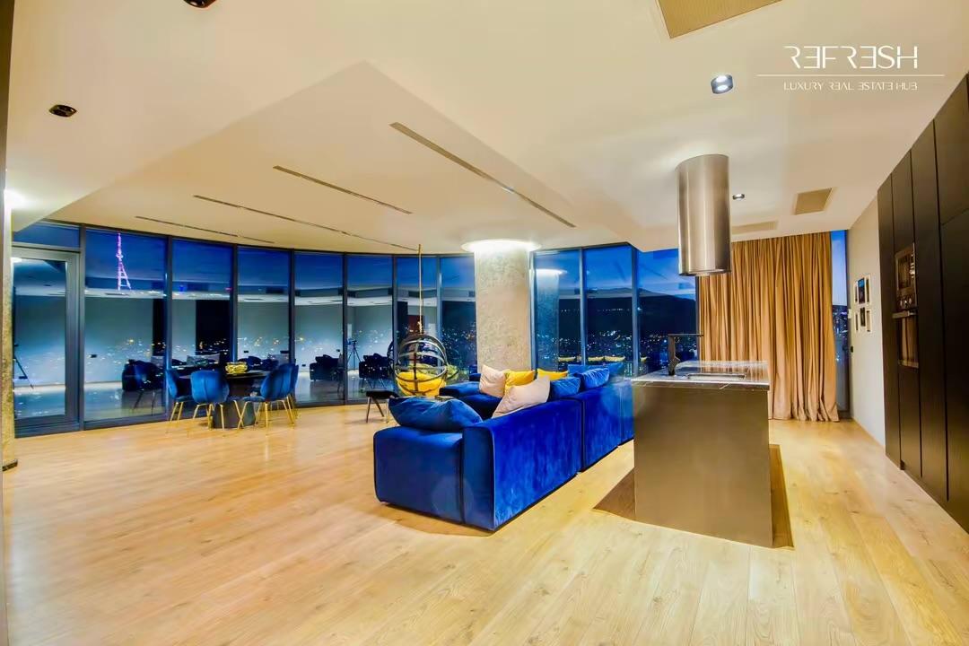 King David Residences: 2-Room Penthouse, 107.2 M² | Korter.Ge view 2
