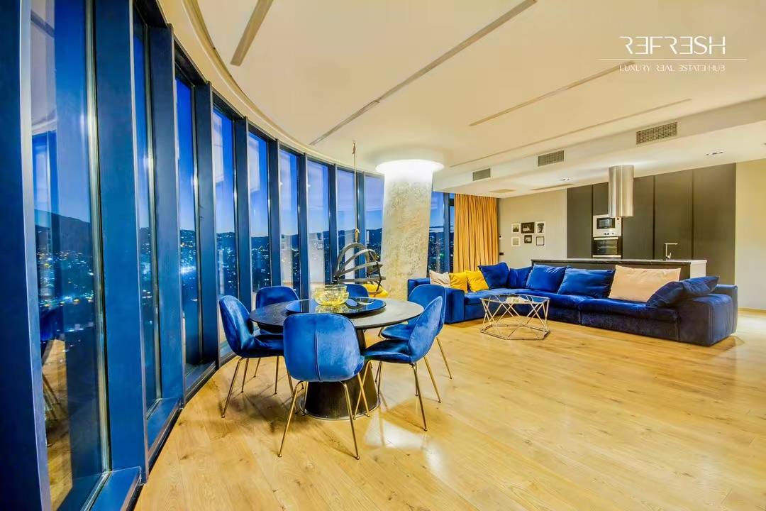 King David Residences: 2-Room Penthouse, 107.2 M² | Korter.Ge view 5