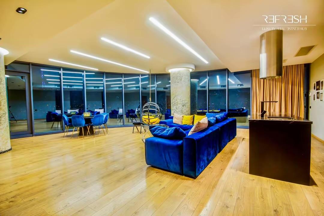 King David Residences: 2-Room Penthouse, 107.2 M² | Korter.Ge view 9