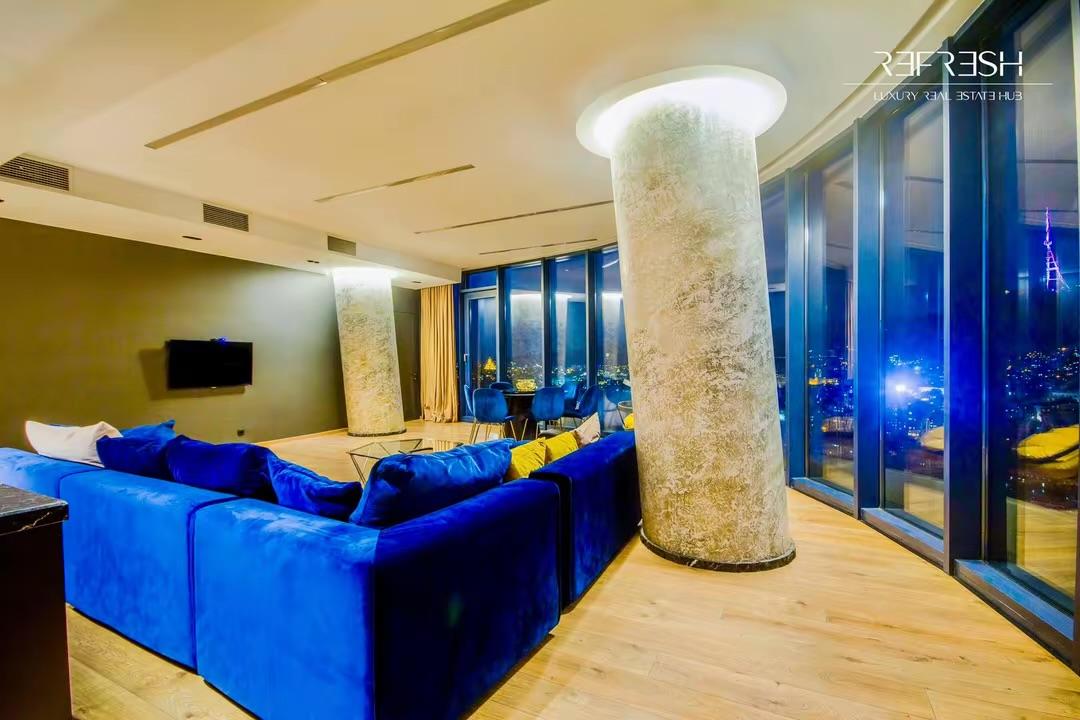 King David Residences: 2-Room Penthouse, 107.2 M² | Korter.Ge view 11