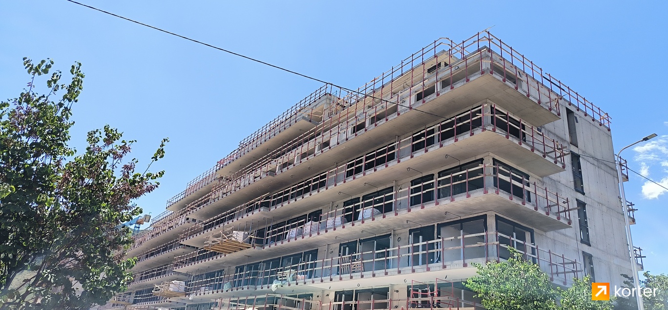 Construction progress Krtsanisi Resort Residence - Spot 6, ივნისი 2024