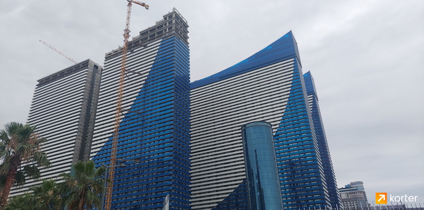 Construction progress Orbi City - Spot 1, июнь 2024