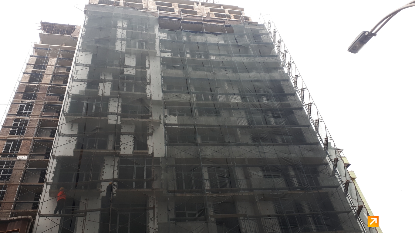 Construction progress Mardi Grand House Batumi - Spot 3, February 2020