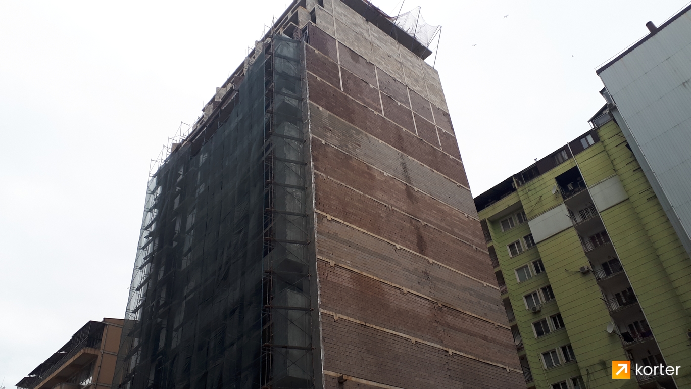 Construction progress Mardi Grand House Batumi - Spot 6, February 2020