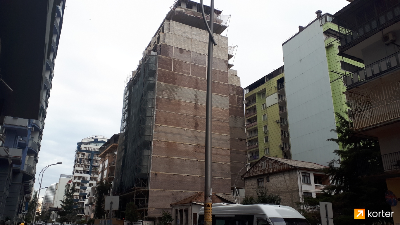 Construction progress Mardi Grand House Batumi - Spot 4, February 2020