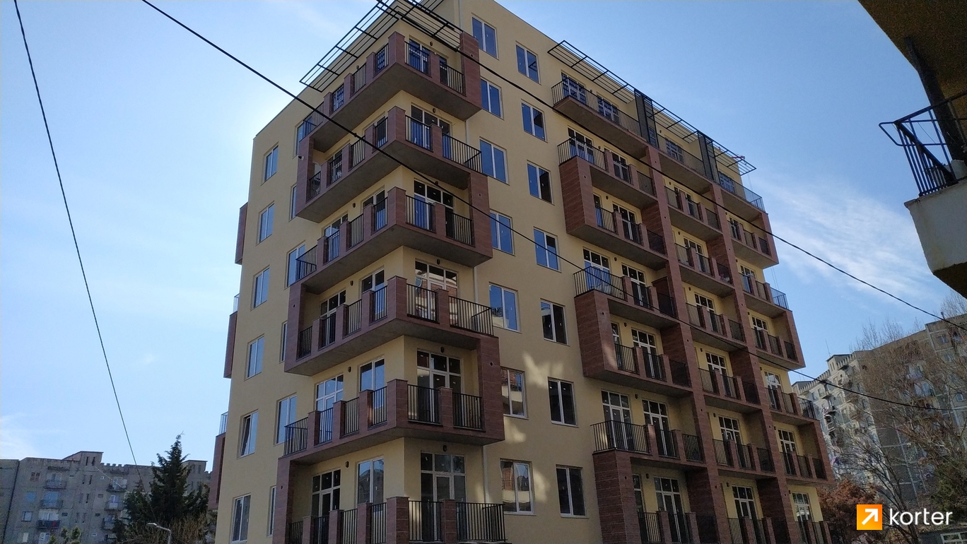 მშენებლობის პროცესი Dvali House - რაკურსი 2, февраль 2020