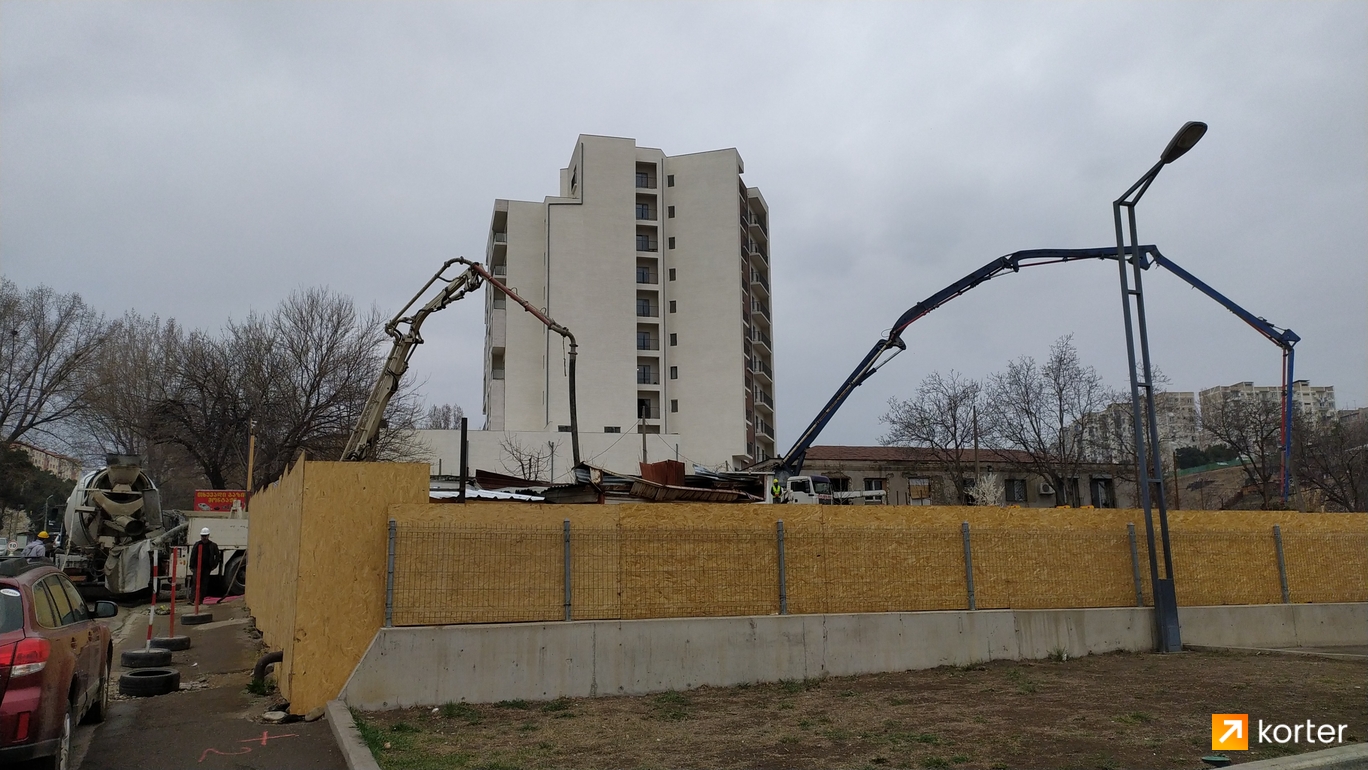 Construction progress Agora Vazisubani - Spot 4, March 2020