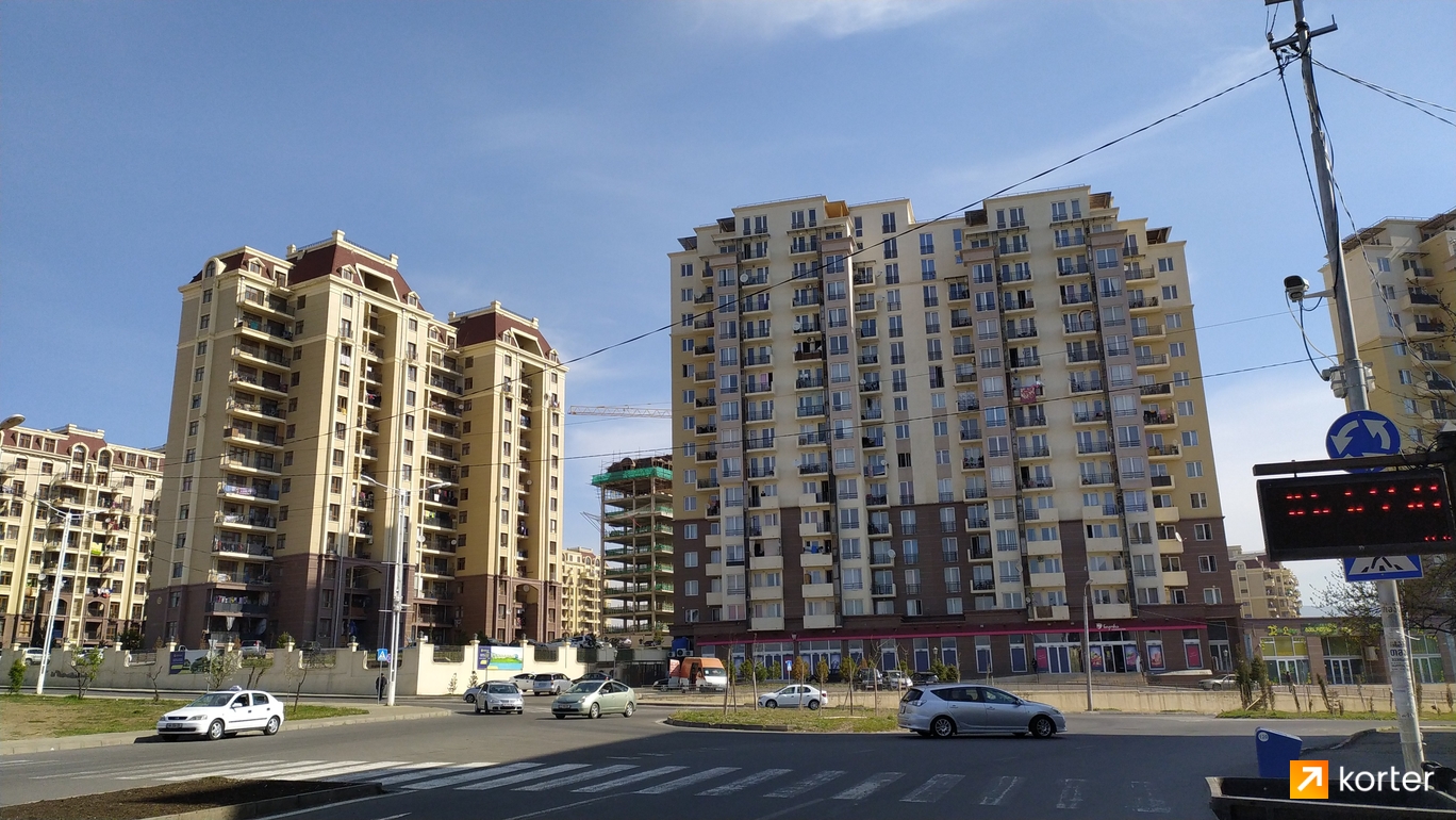 Construction progress Hualing Tbilisi Sea New City - Spot 13, April 2020