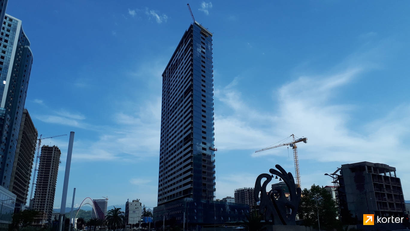 მშენებლობის პროცესი Alley Palace - რაკურსი 4, June 2020