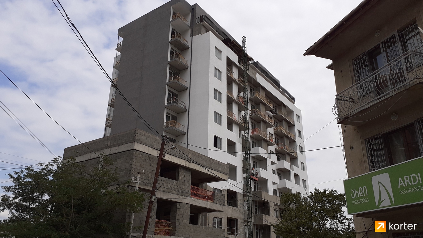 Construction progress Roof Development Kavtaradze - Spot 1, август 2020