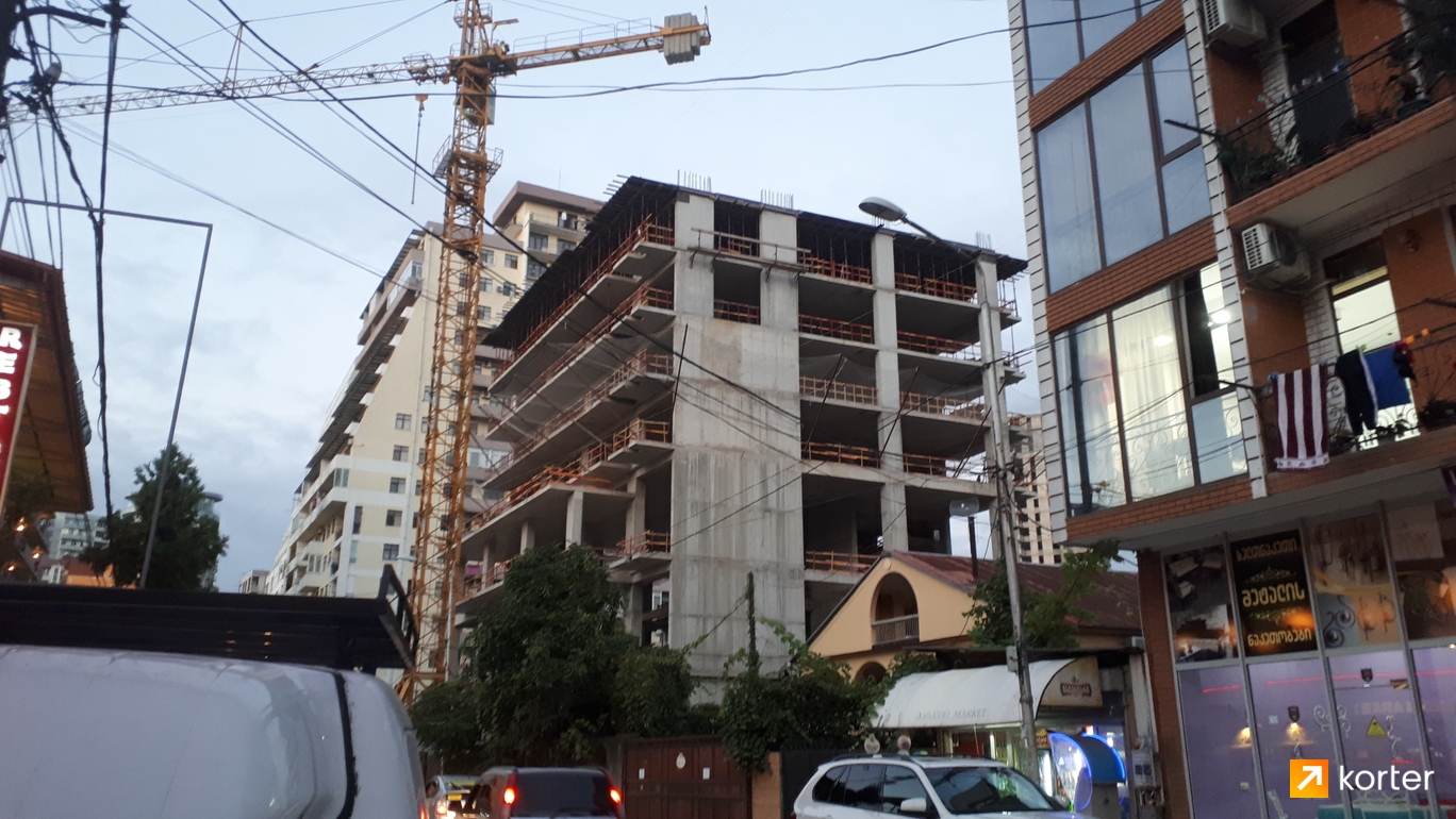 Construction progress Leon Towers - Spot 5, სექტემბერი 2020