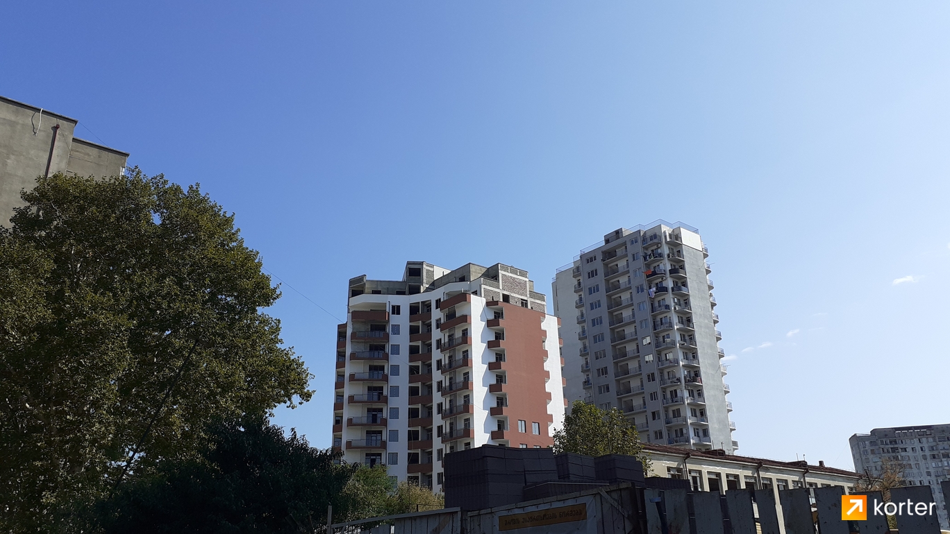 Construction progress Karkasi House on Beliashvili - Spot 3, September 2020