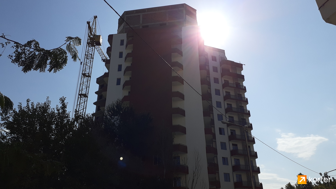 Construction progress Karkasi House on Beliashvili - Spot 4, სექტემბერი 2020