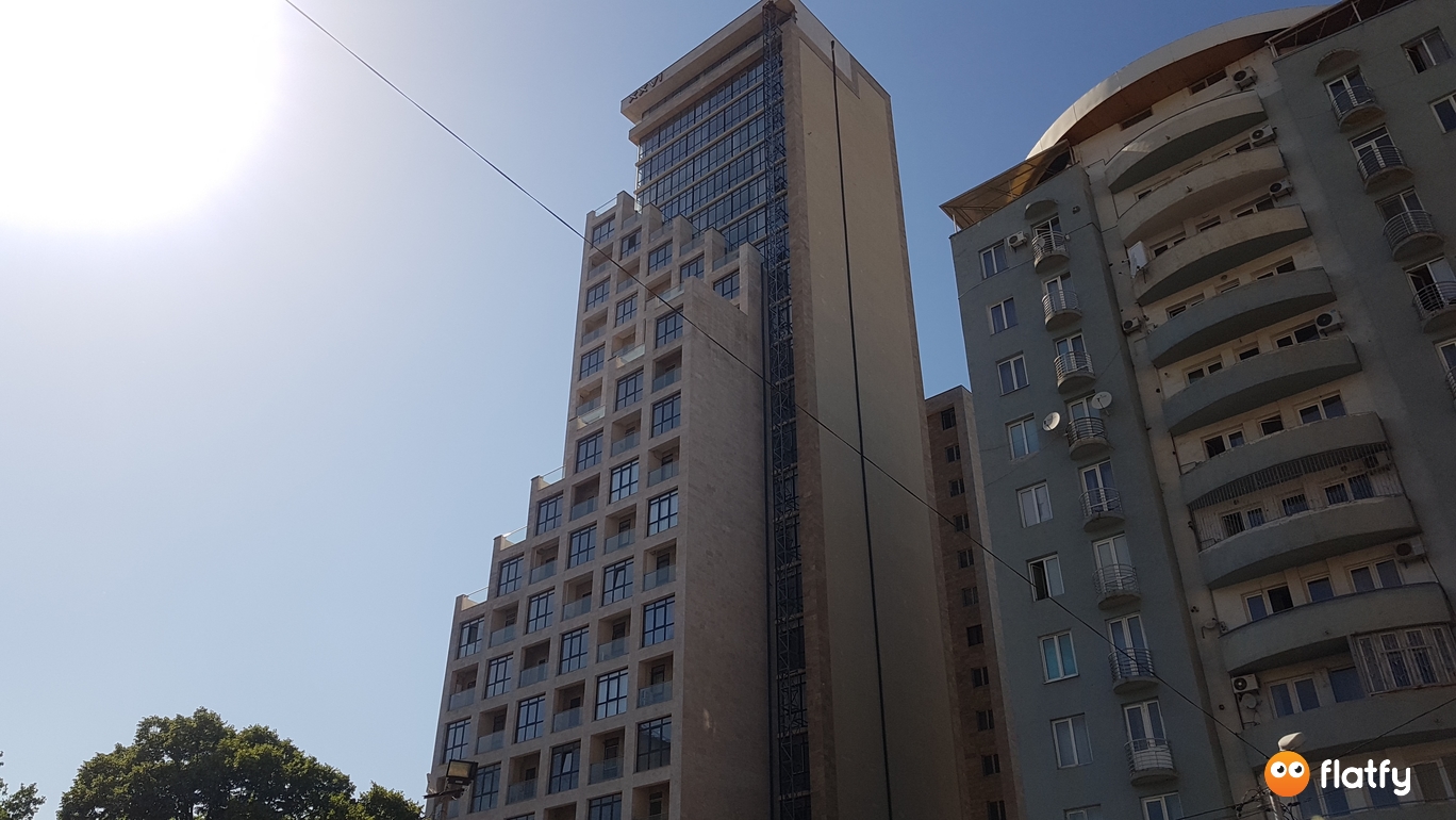 Ход строительства INSI Tower - Ракурс 2, ივლისი 2019