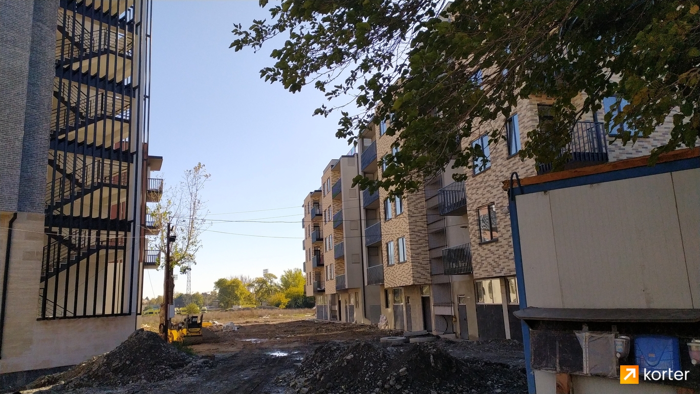 მშენებლობის პროცესი Green House Rustavi - რაკურსი 3, ნოემბერი 2020