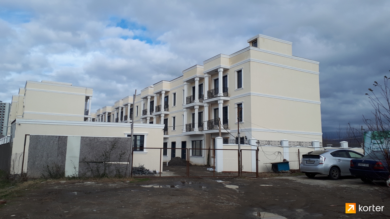 Construction progress Batumi Villas - Spot 1, February 2021