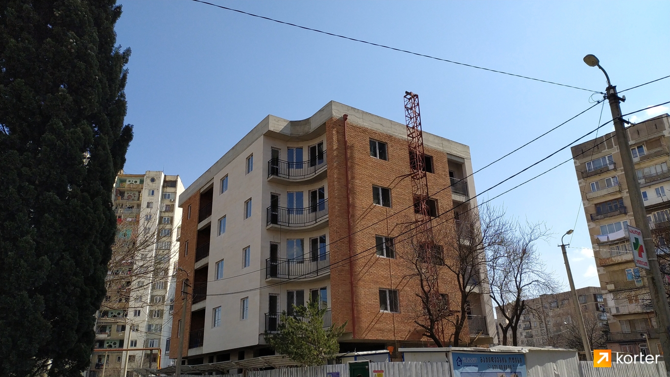 მშენებლობის პროცესი Ostati House - რაკურსი 4, March 2021