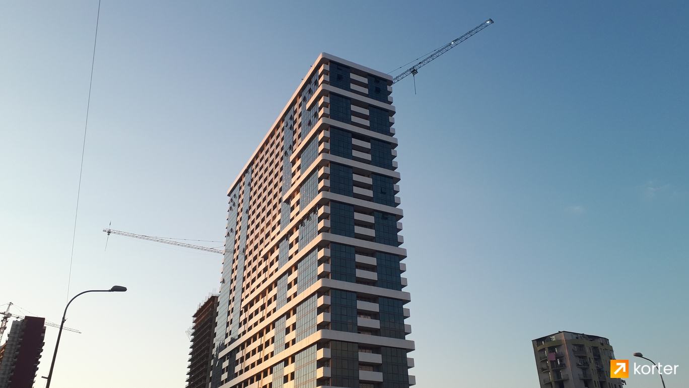 Construction progress Batumi Sunrise Residence - Spot 2, июнь 2021