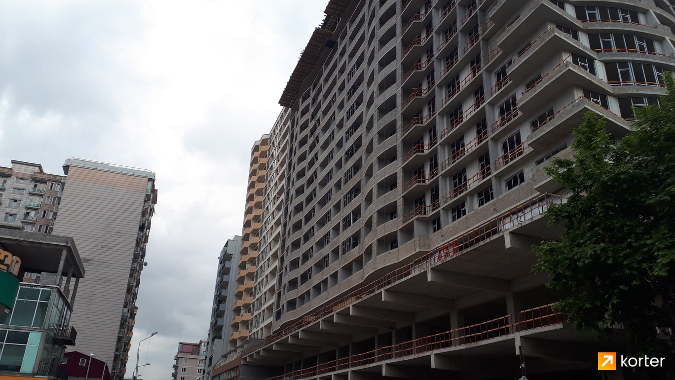 Construction progress Homeside Batumi - Spot 6, June 2021