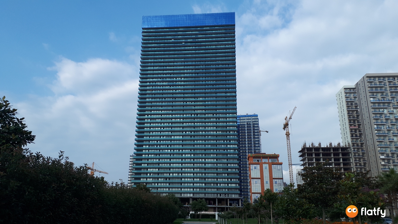 მშენებლობის პროცესი Orbi Beach Tower - რაკურსი 1, август 2019