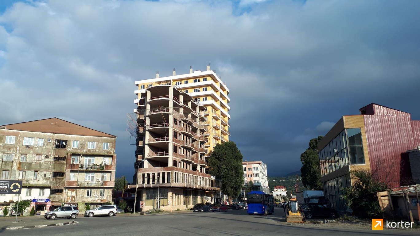 Construction progress Horizon Abashidze - Spot 5, October 2021