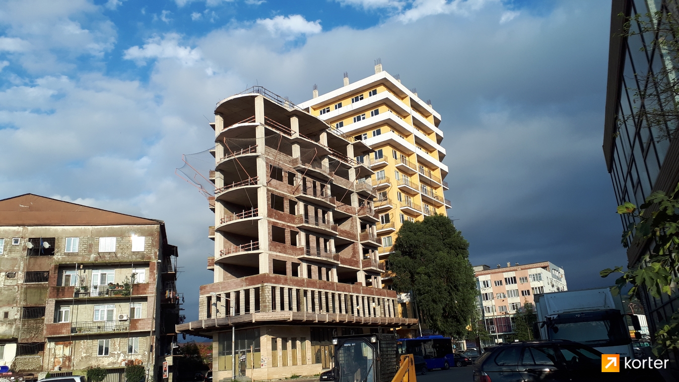 Construction progress Horizon Abashidze - Spot 4, October 2021