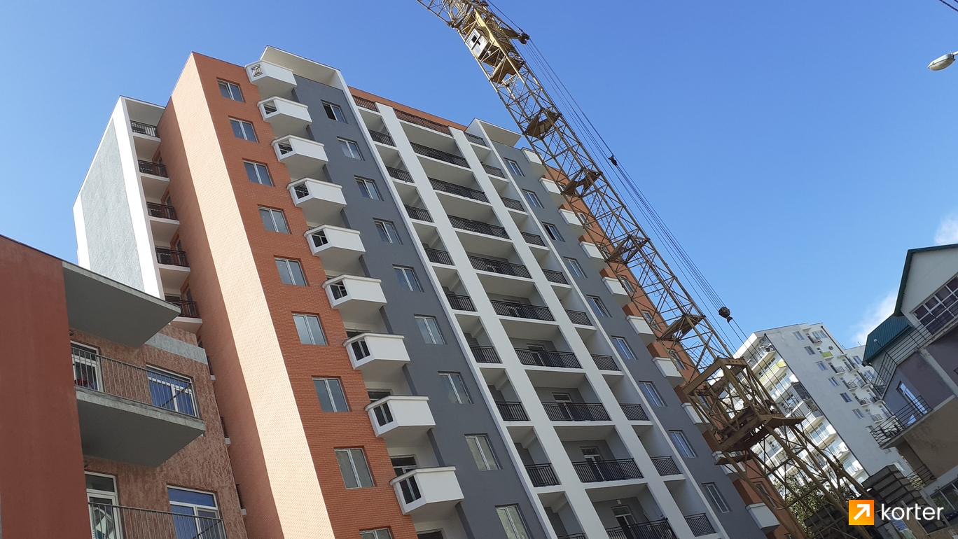Construction progress Garanti Gldani - Spot 1, სექტემბერი 2019