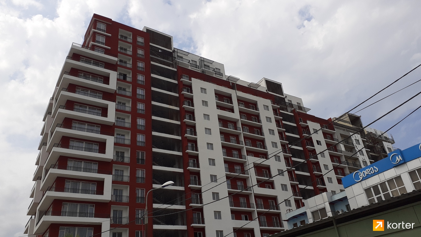 Ход строительства Delux Aparthotel - Ракурс 1, სექტემბერი 2019