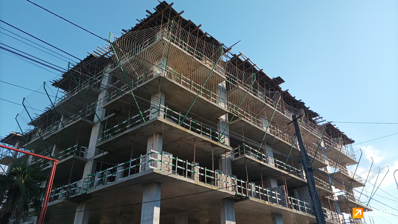 Construction progress Garden Palace - Spot 1, October 2021