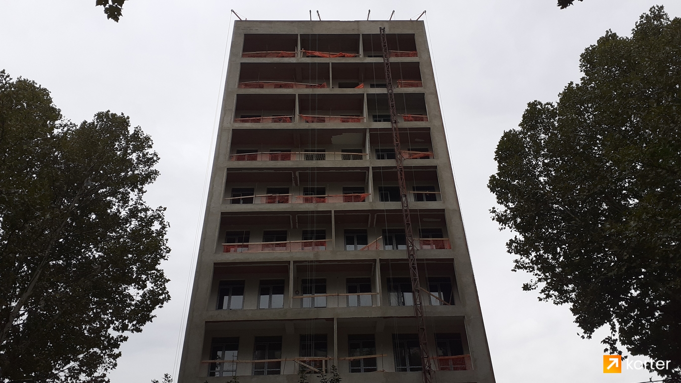 Ход строительства Dux Dadiani Residence - Ракурс 2, September 2019